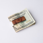 Money Clip // Carpathian Burl Wood