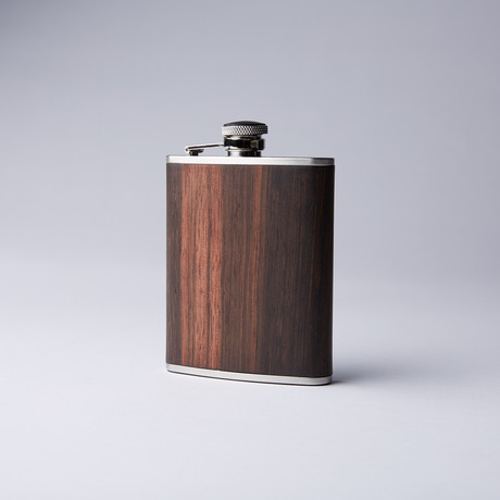 Flask // Ebony Wood (8 oz)