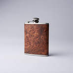 Flask // Carpathian Burl Wood (6 oz)