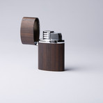 Triple Jet Table Lighter // Ebony Wood