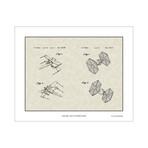 Star Wars // X-Wing Fighter & TIE Fighter // Patent Art