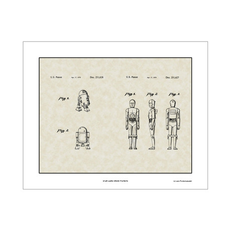 Star Wars // R2-D2 & C-3PO // Patent Art