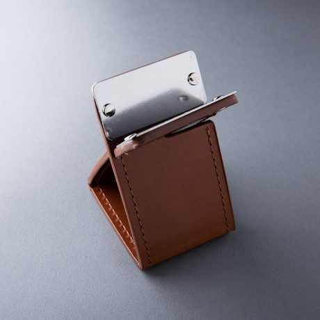 Smooth Leather // Cigar Stand (Cognac)