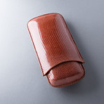 Teju Lizard Cigar Case // Standard (Black)