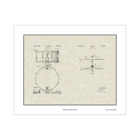 Drum & Cymbal // Patent Art