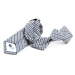 Blue Gingham Tie