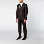 Slim-Fit 2-Piece Suit // Black Stripe (US: 44S)