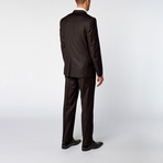 Slim-Fit 2-Piece Suit // Black Stripe (US: 36R)