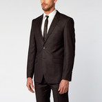 Slim-Fit 2-Piece Suit // Black Stripe (US: 38R)