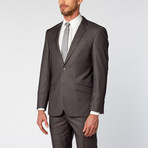 Slim-Fit 2-Piece Suit // Charcoal Stripe (US: 40R)