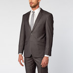 Slim-Fit 2-Piece Suit // Charcoal Stripe (US: 36R)