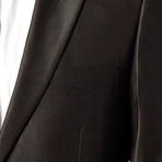 Slim-Fit 2-Piece Suit // Shiny Black (US: 42R)