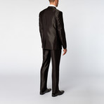 Slim-Fit 2-Piece Suit // Shiny Black (US: 36S)