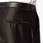 Slim-Fit 2-Piece Suit // Shiny Black (US: 42S)