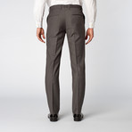 Flat Front Slim-Fit Dress Pant // Charcoal (32WX30L)