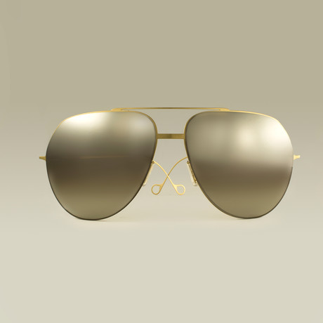 Oval Aviator (Gun Metal Frame)