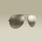 Oval Aviator (Gun Metal Frame)