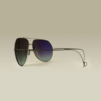 Oval Aviator (Gun Metal Frame)