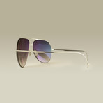 Oval Aviator (Gun Metal Frame)