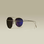 Round Bridge Aviator (Silver Frame)