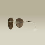 Round Bridge Aviator (Silver Frame)