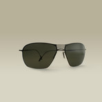 Line Bridge Aviator (Silver Frame)