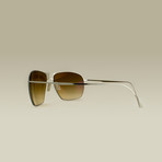 Line Bridge Aviator (Silver Frame)