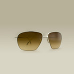 Line Bridge Aviator (Silver Frame)