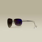 Night Rider Aviator (Silver Frame)