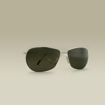 Night Rider Aviator (Silver Frame)