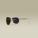 Night Rider Aviator (Silver Frame)