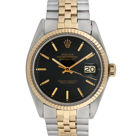 Rolex Men's Datejust Two-Tone Automatic // 1601 // 760-5012588F1 // c.1960's/1970's // Pre-Owned