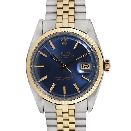 Rolex Men's Datejust Two-Tone Automatic // 1601 // 760-5012555F1 // c.1960's/1970's // Pre-Owned