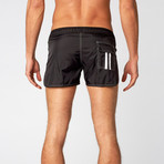 Diver Swim Short // Black (M)