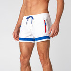 Pismo Swim Short // White (L)