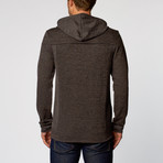 Nidal Hooded Pullover // Charcoal (S)