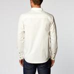 Vladimir Brushed Cotton Shirt // White (M)