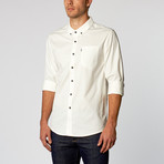 Vladimir Brushed Cotton Shirt // White (L)