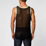 Adolf Tank // White + Black Mesh (M)