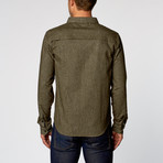 Morgan II Button-Up // Army Green (M)