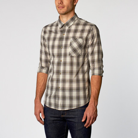 Hall Button-Up // Green (M)