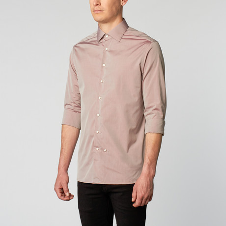 Striated Dress Shirt // Malbec (US: 14.75)