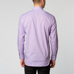 Slim-Fit Dress Shirt // Lavender Micro Check (US: 14.75)