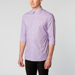 Slim-Fit Dress Shirt // Blue + Pink Plaid (US: 14.75)