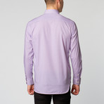 Slim-Fit Dress Shirt // Blue + Pink Plaid (US: 14.75)