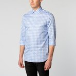 BOGA // Plaid Dress Shirt // Chambray + Light Blue (US: 15.5 x 35)