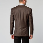 Fully Lined Blazer // Tobacco + Navy Check (US: 37R)