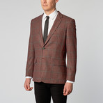 Fully Lined Blazer // Malbec + Navy Plaid (US: 37R)