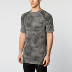 Camo Running Tee // Charcoal Melange (M)