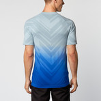 Ombre Running Tee // Imperial Blue + Dusk (M)